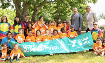 Camp Quirk Mr Quirk and Paul Gorman