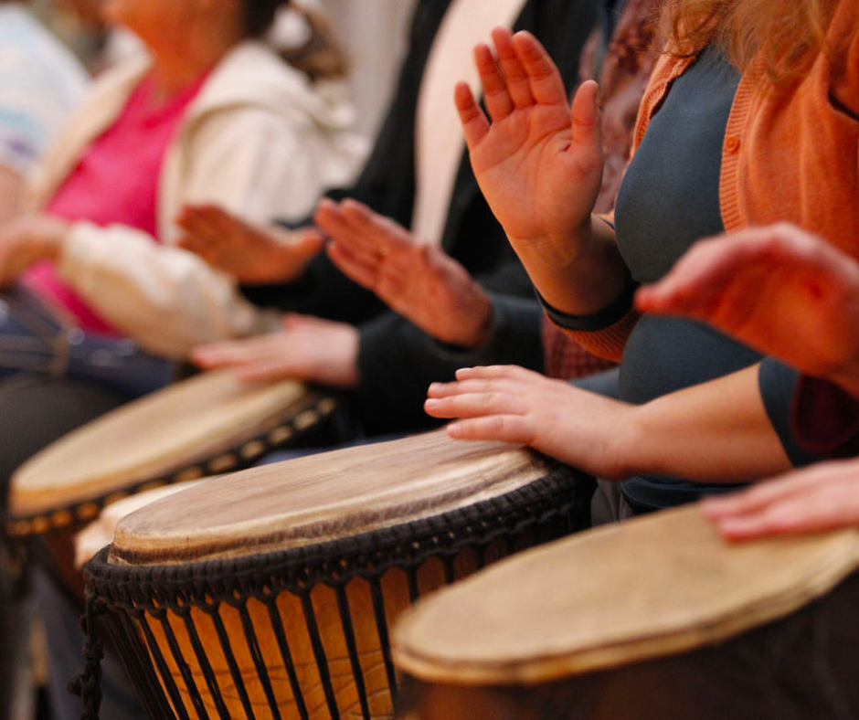 Family Drum Circle with the South Shore Conservatory South Shore YMCA