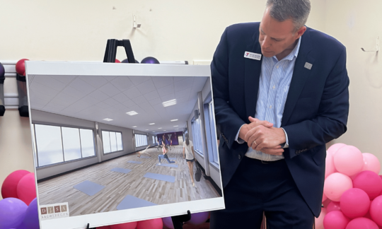 South Shore Y COO Trevor Williams unveils design concept for studio renovation